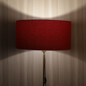 20 Inches Drum Lamp Shade, Suitable For Table and Floor Lamp(Red)