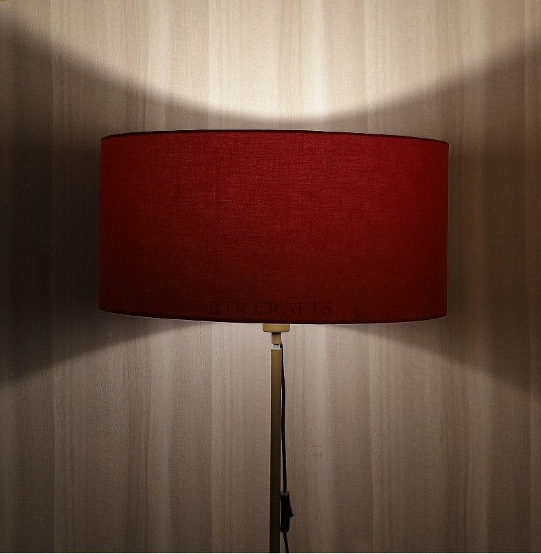 20 Inches Drum Lamp Shade, Suitable For Table and Floor Lamp(Red)