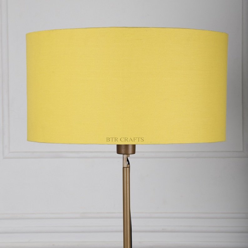 20 Inches Drum Lamp Shade, Suitable For Table and Floor Lamp(Dark Yellow) - Image 2
