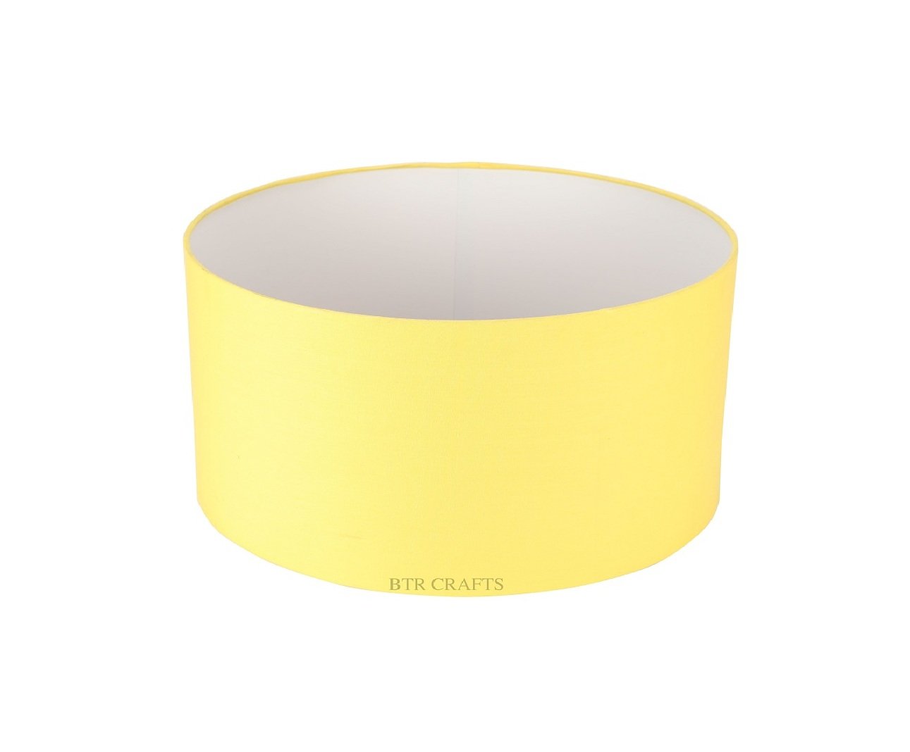20 Inches Drum Lamp Shade, Suitable For Table and Floor Lamp(Dark Yellow) - Image 5