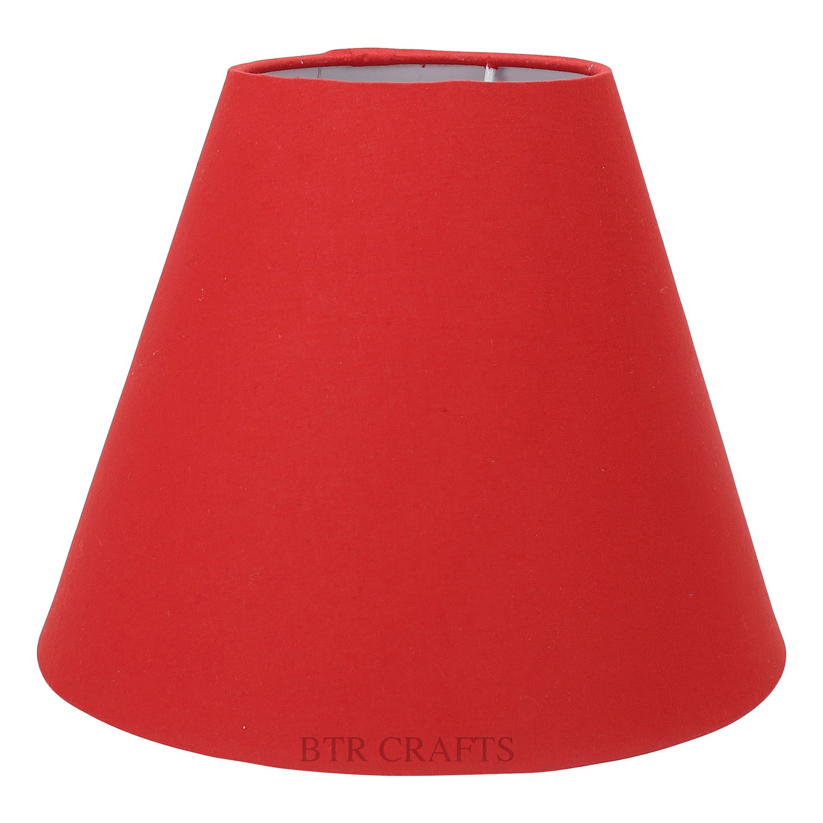 10 Inches Conical Lamp Shade, Suitable For Table and Floor Lamp(Red) - Image 5