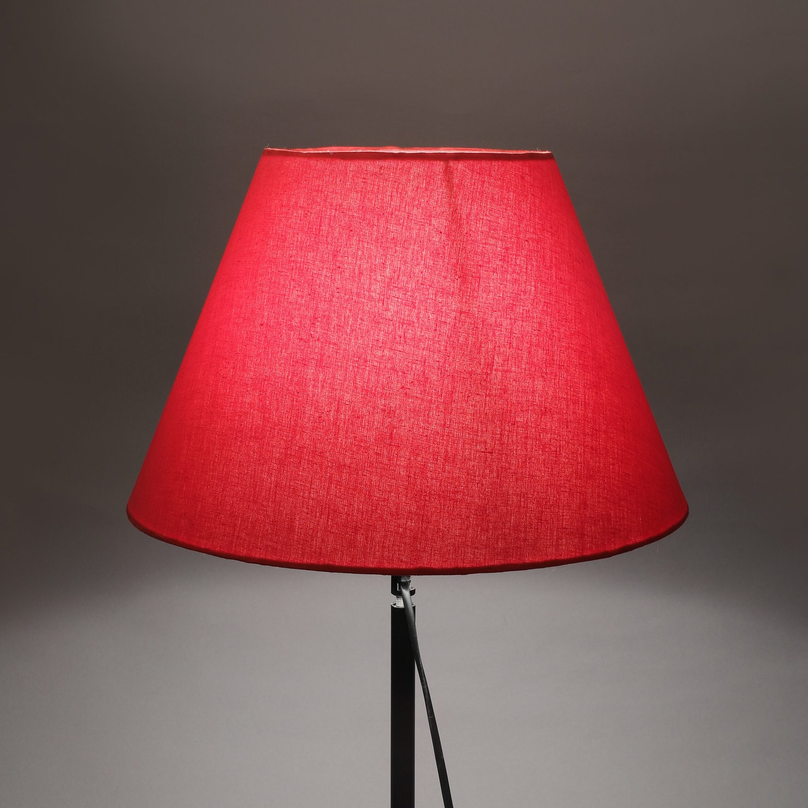 14 Inches Conical Lamp Shade, Suitable For Table and Floor Lamp(Red)