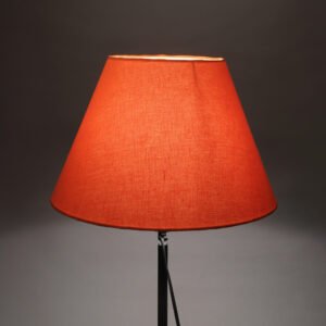 14 Inches Conical Lamp Shade, Suitable For Table and Floor Lamp(Orange)