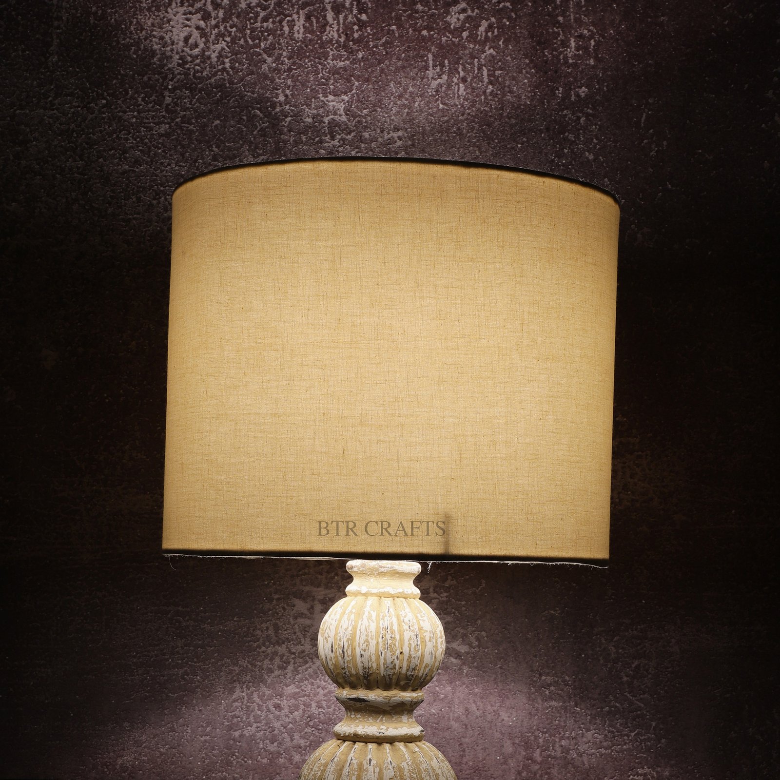 10 Inches Drum Lamp Shade, Suitable For Table and Floor Lamp(Cream)