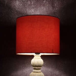 10 Inches Drum Lamp Shade, Suitable For Table and Floor Lamp(Orange)