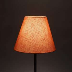 10 Inches Conical Lamp Shade, Suitable For Table and Floor Lamp(Orange Texture)