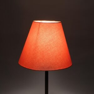 10 Inches Conical Lamp Shade, Suitable For Table and Floor Lamp(Orange)