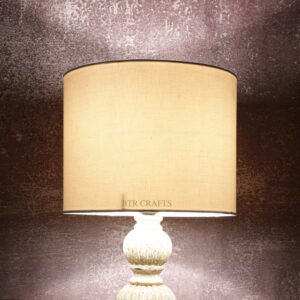 10 Inches Drum Lamp Shade, Suitable For Table and Floor Lamp(White)