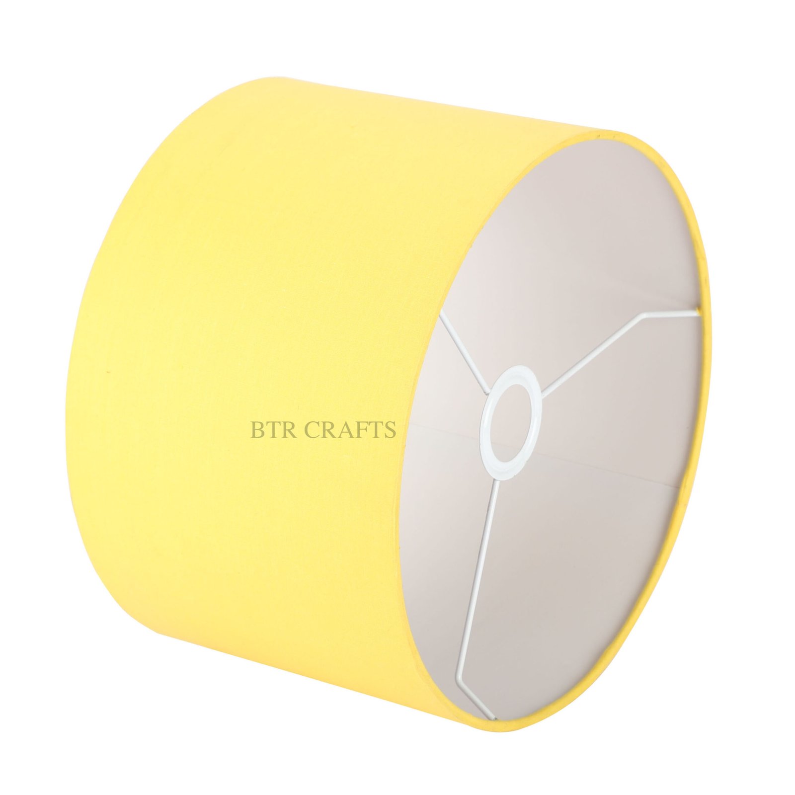 12 Inches Drum Lamp Shade, Suitable For Table and Floor Lamp(Dark Yellow) - Image 5