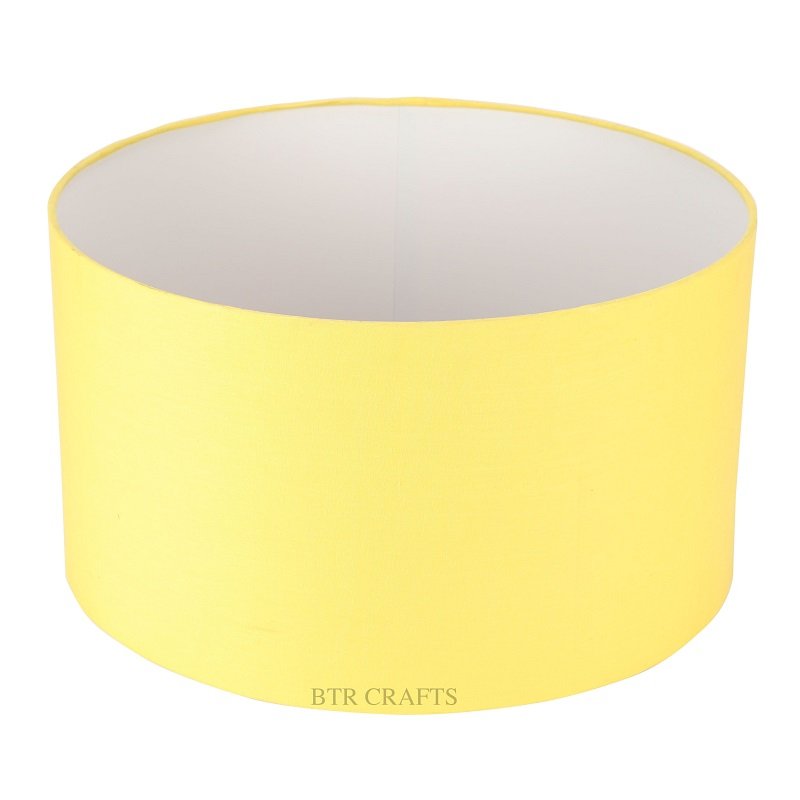 18 Inches Drum Lamp Shade, Suitable For Table and Floor Lamp(Dark Yellow) - Image 4