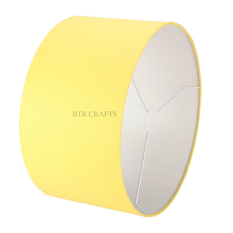 18 Inches Drum Lamp Shade, Suitable For Table and Floor Lamp(Dark Yellow) - Image 5