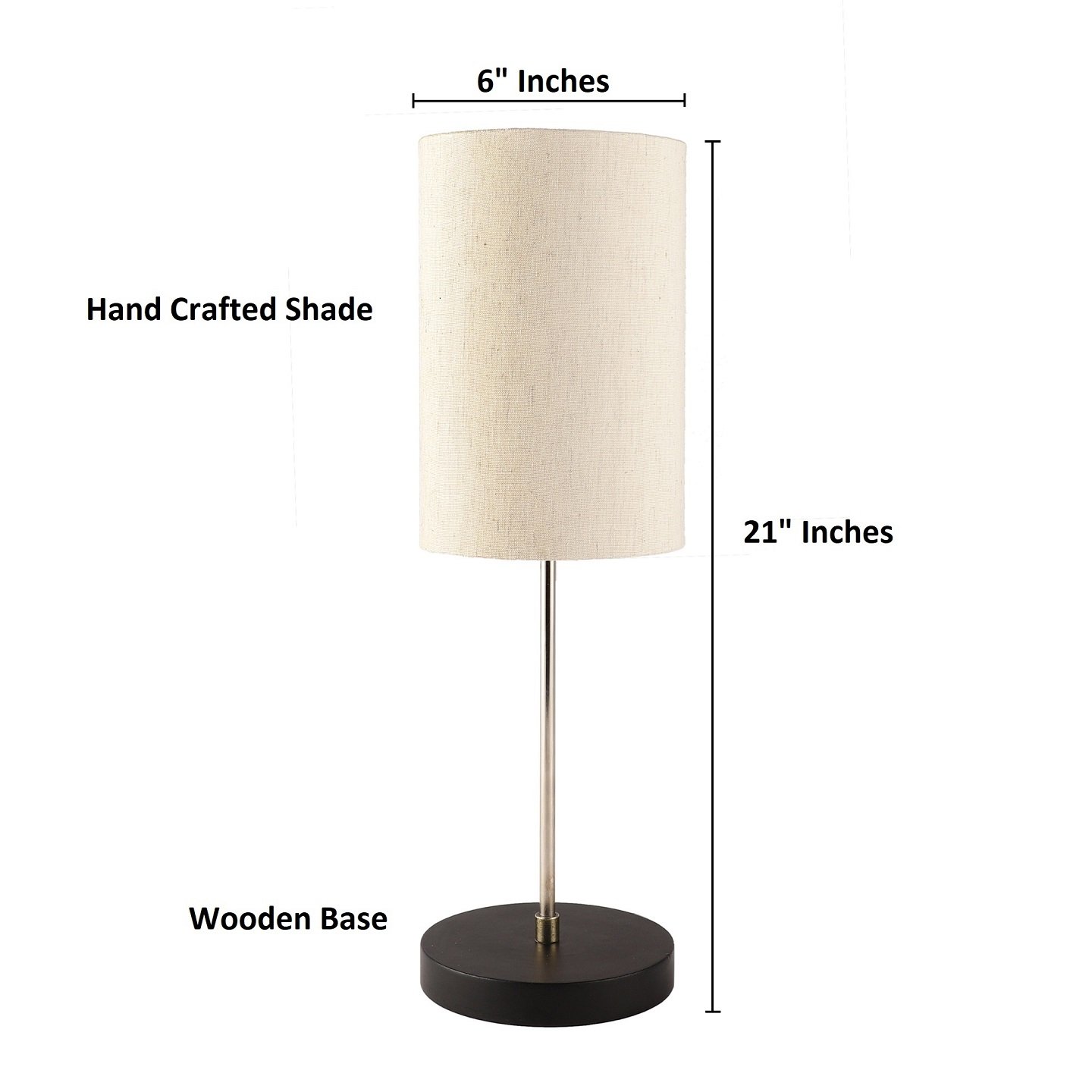 Minimalist Desk Lamp with Black Round Base – Soft Warm Lighting for Living Room & Study, Pack Of 1(Flex Cylinder) - Image 7