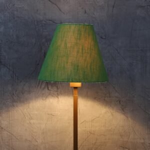 10 Inches Conical Lamp Shade, Suitable For Table and Floor Lamp(Green Texture)