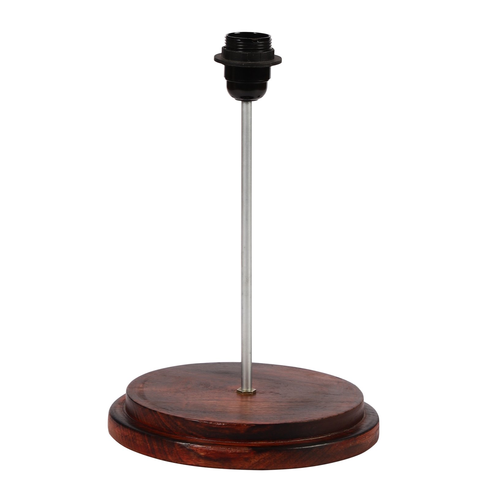 Wooden Base Cylinder Shape Corner Decorative Floor Lamp, Flex- Pack Of 1 - Image 10