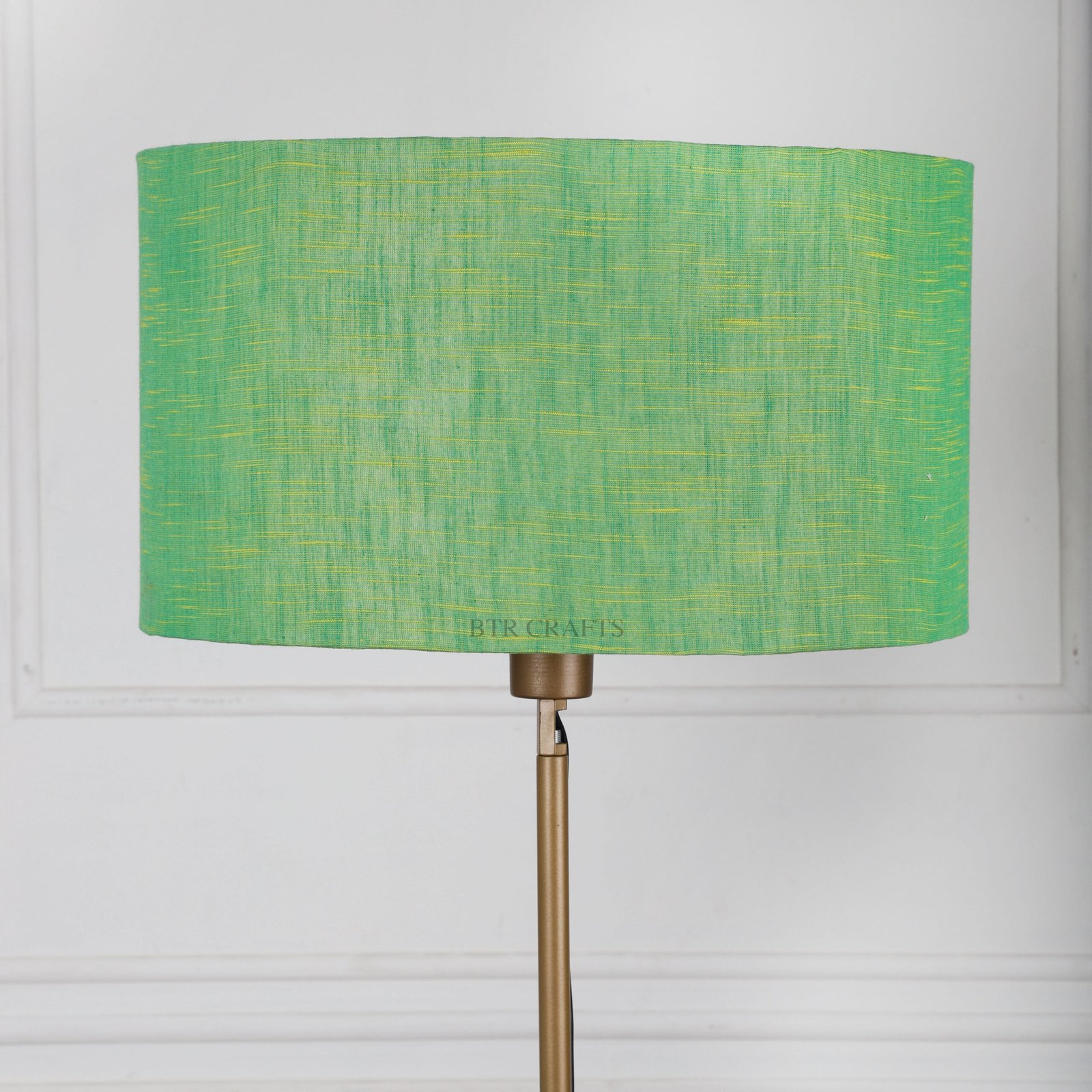 18 Inches Drum Lamp Shade, Suitable For Table and Floor Lamp(Green Texture) - Image 2