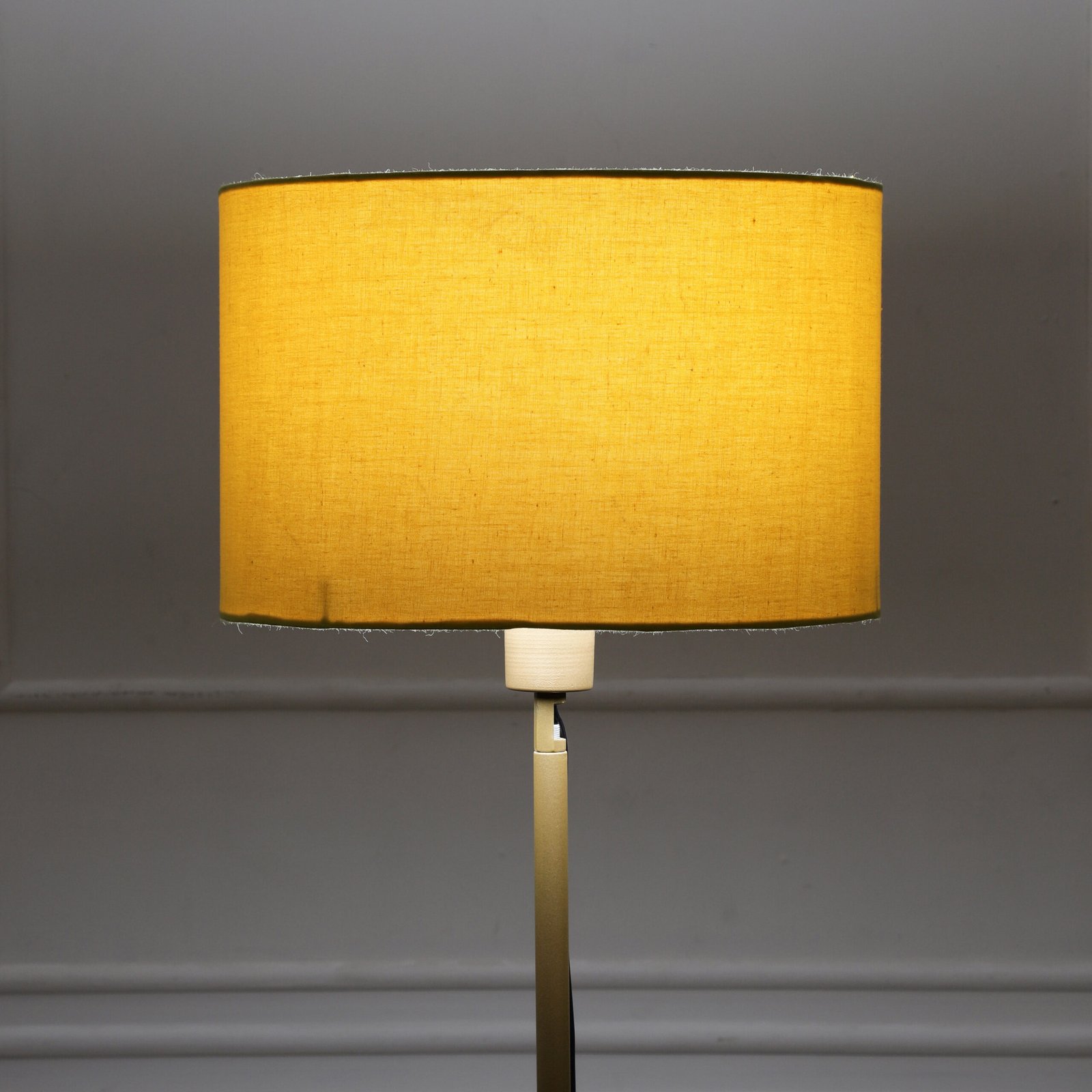12 Inches Drum Lamp Shade, Suitable For Table and Floor Lamp(Dark Yellow)