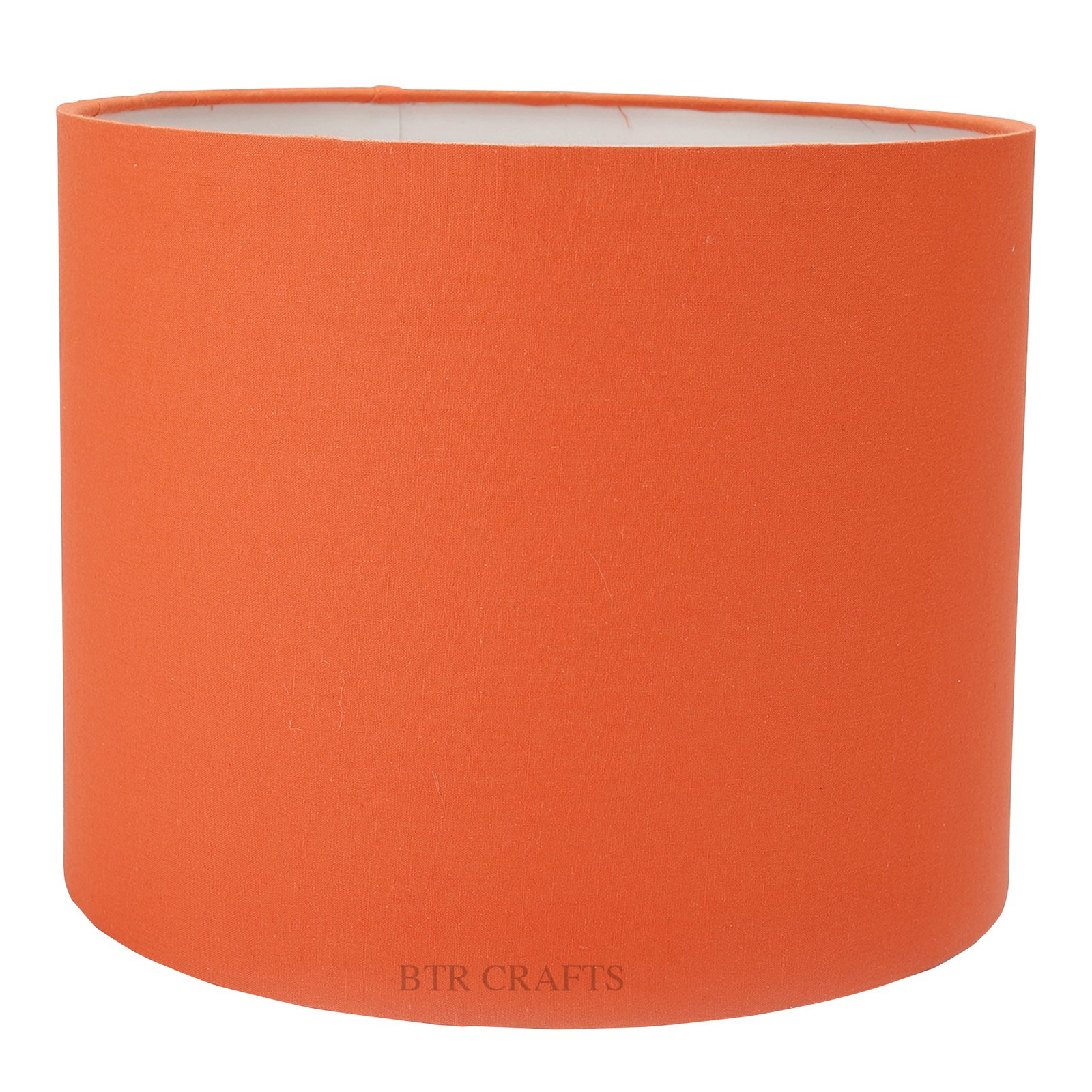 10 Inches Drum Lamp Shade, Suitable For Table and Floor Lamp(Orange) - Image 4