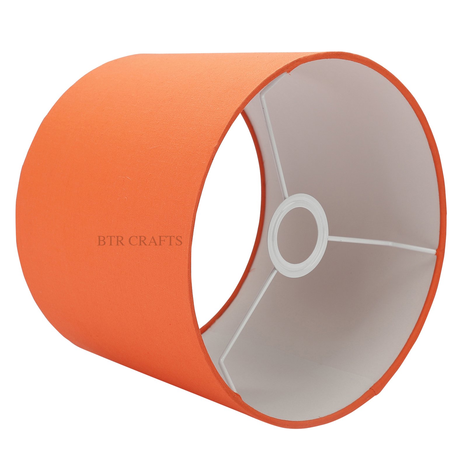 10 Inches Drum Lamp Shade, Suitable For Table and Floor Lamp(Orange) - Image 5