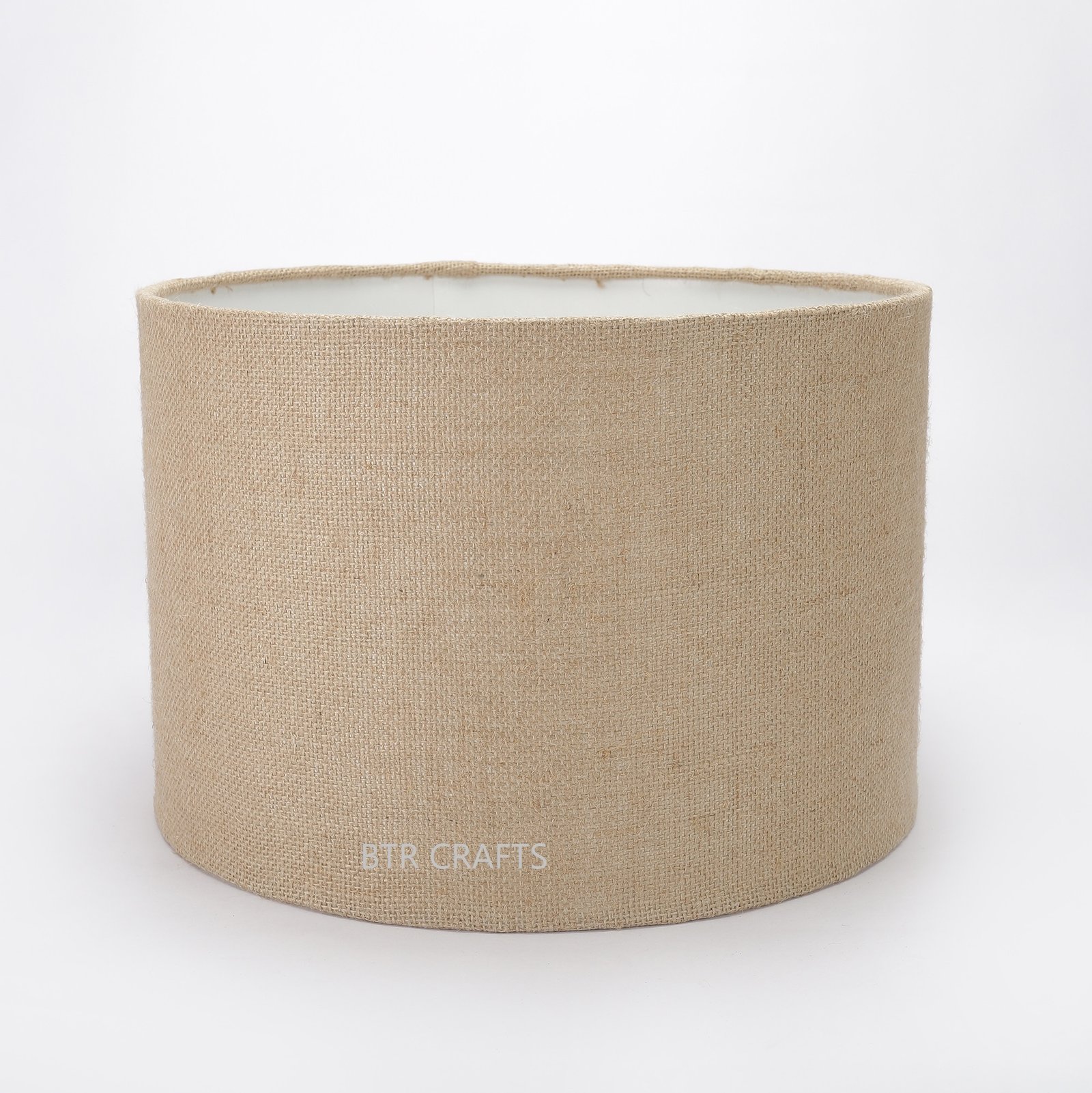 12 Inches Drum Lamp Shade, Suitable For Table and Floor Lamp(Natural Jute) - Image 4