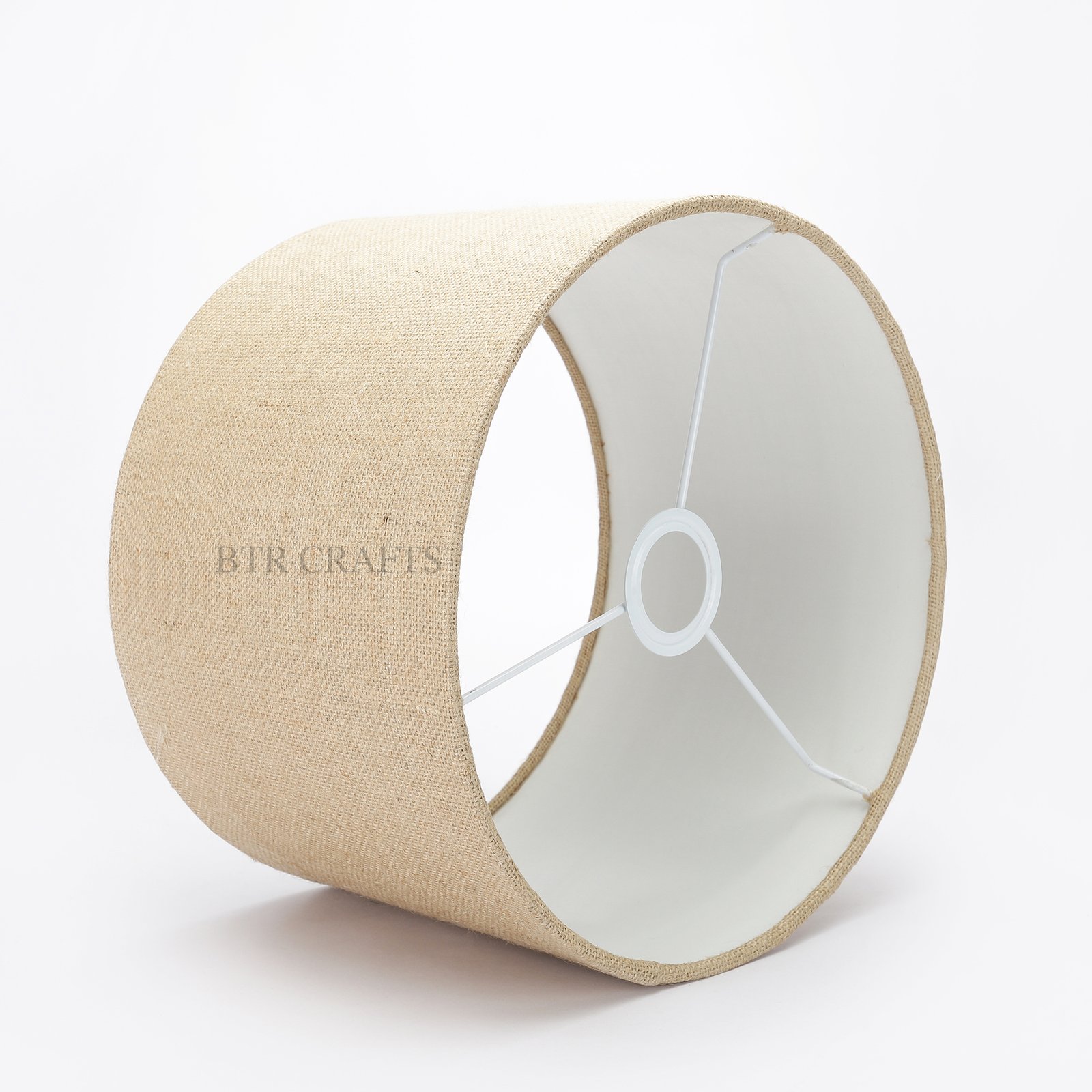 12 Inches Drum Lamp Shade, Suitable For Table and Floor Lamp(Natural Jute) - Image 5