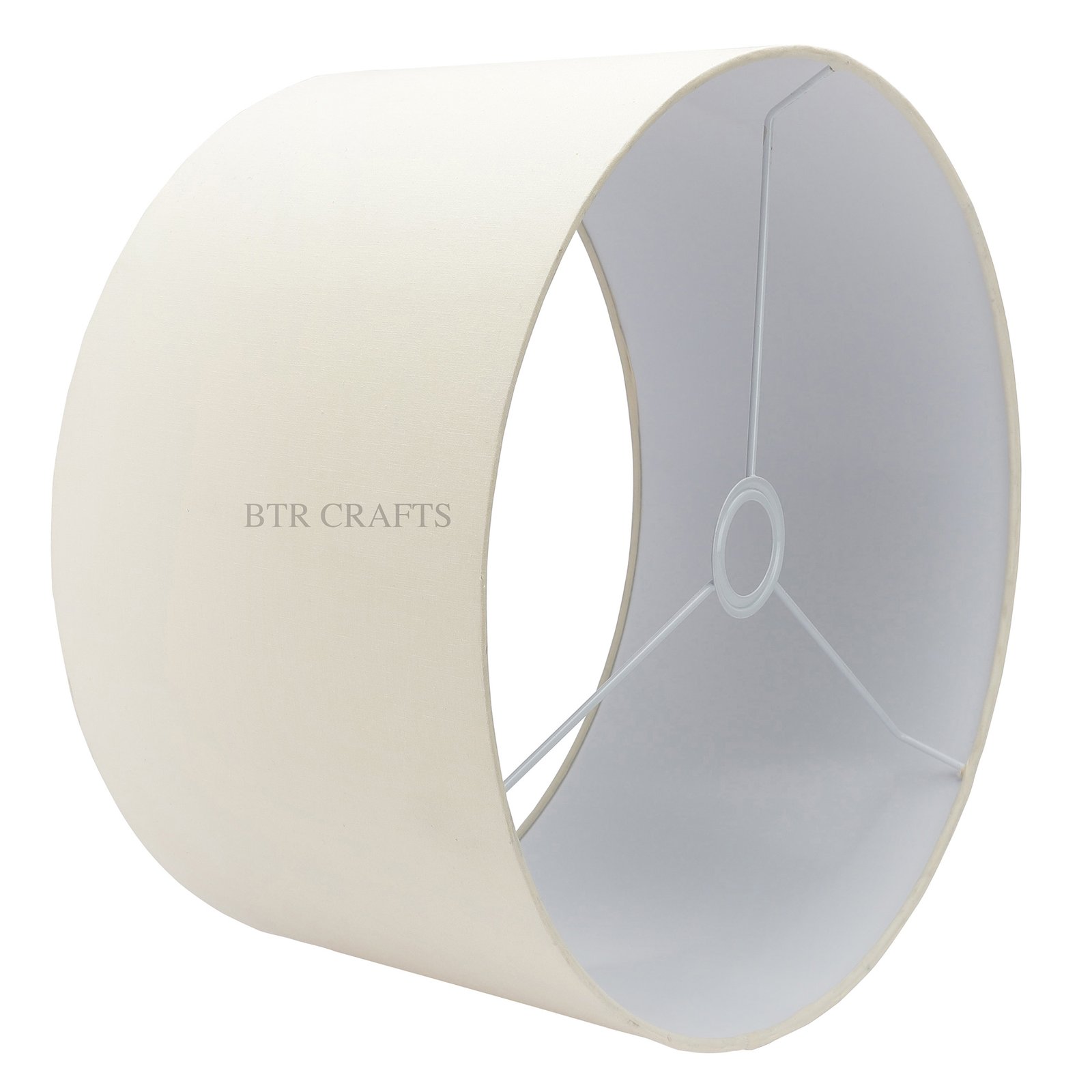 16 Inches Drum Lamp Shade, Suitable For Table and Floor Lamp(Cream) - Image 5