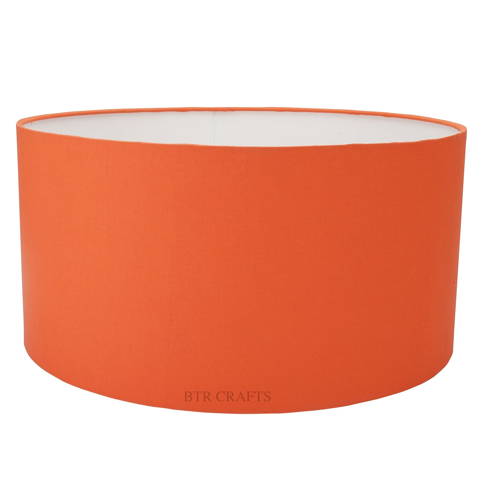 16 Inches Drum Lamp Shade, Suitable For Table and Floor Lamp(Orange) - Image 4