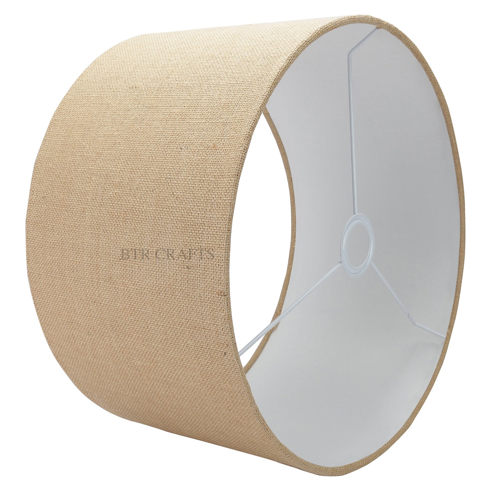 18 Inches Drum Lamp Shade, Suitable For Table and Floor Lamp(Natural Jute) - Image 5