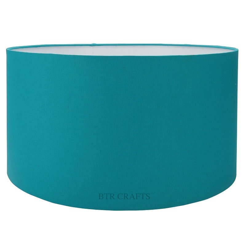 18 Inches Drum Lamp Shade, Suitable For Table and Floor Lamp(Teal) - Image 4