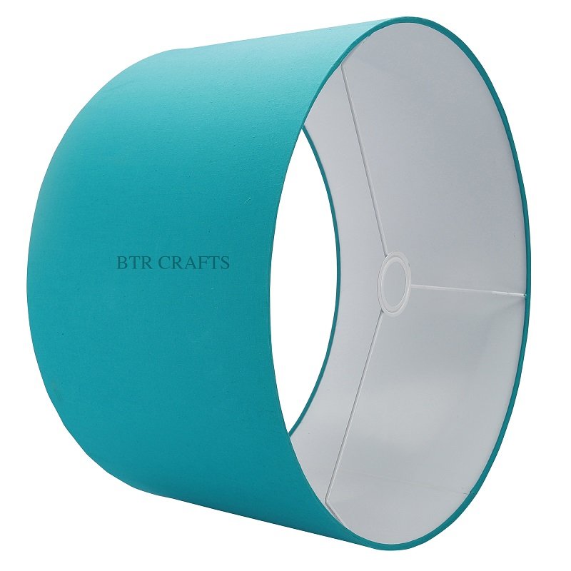 18 Inches Drum Lamp Shade, Suitable For Table and Floor Lamp(Teal) - Image 5