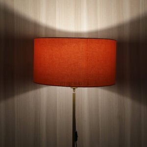 18 Inches Drum Lamp Shade, Suitable For Table and Floor Lamp(Orange)