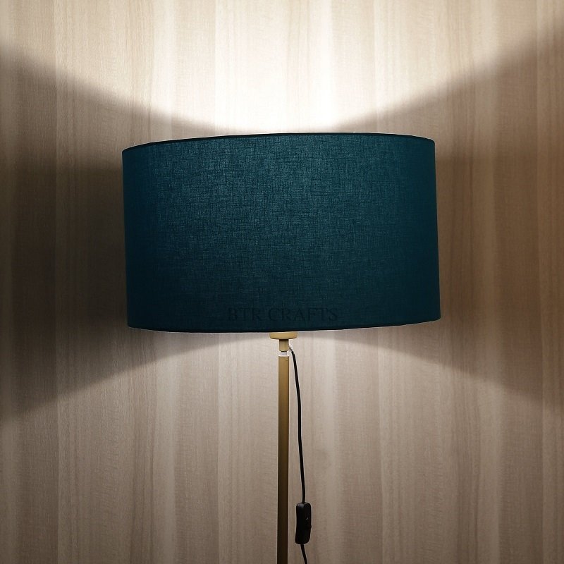 18 Inches Drum Lamp Shade, Suitable For Table and Floor Lamp(Teal)