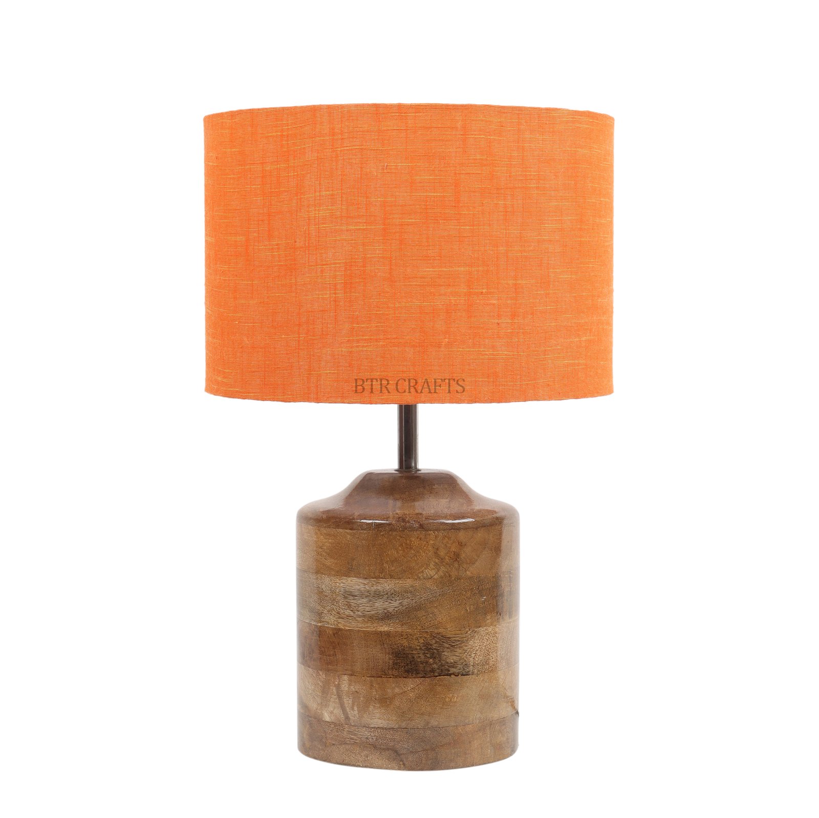 Heavy Matki Wooden Table Lamp Suitable For Bedroom Office And Living Room, Pack Of 1(Complete Set) - Image 3