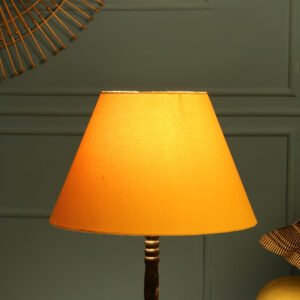 14 Inches Conical Lamp Shade, Suitable For Table and Floor Lamp(Dark Yellow)
