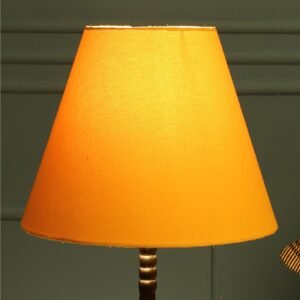 10 Inches Conical Lamp Shade, Suitable For Table and Floor Lamp(Dark Yellow)