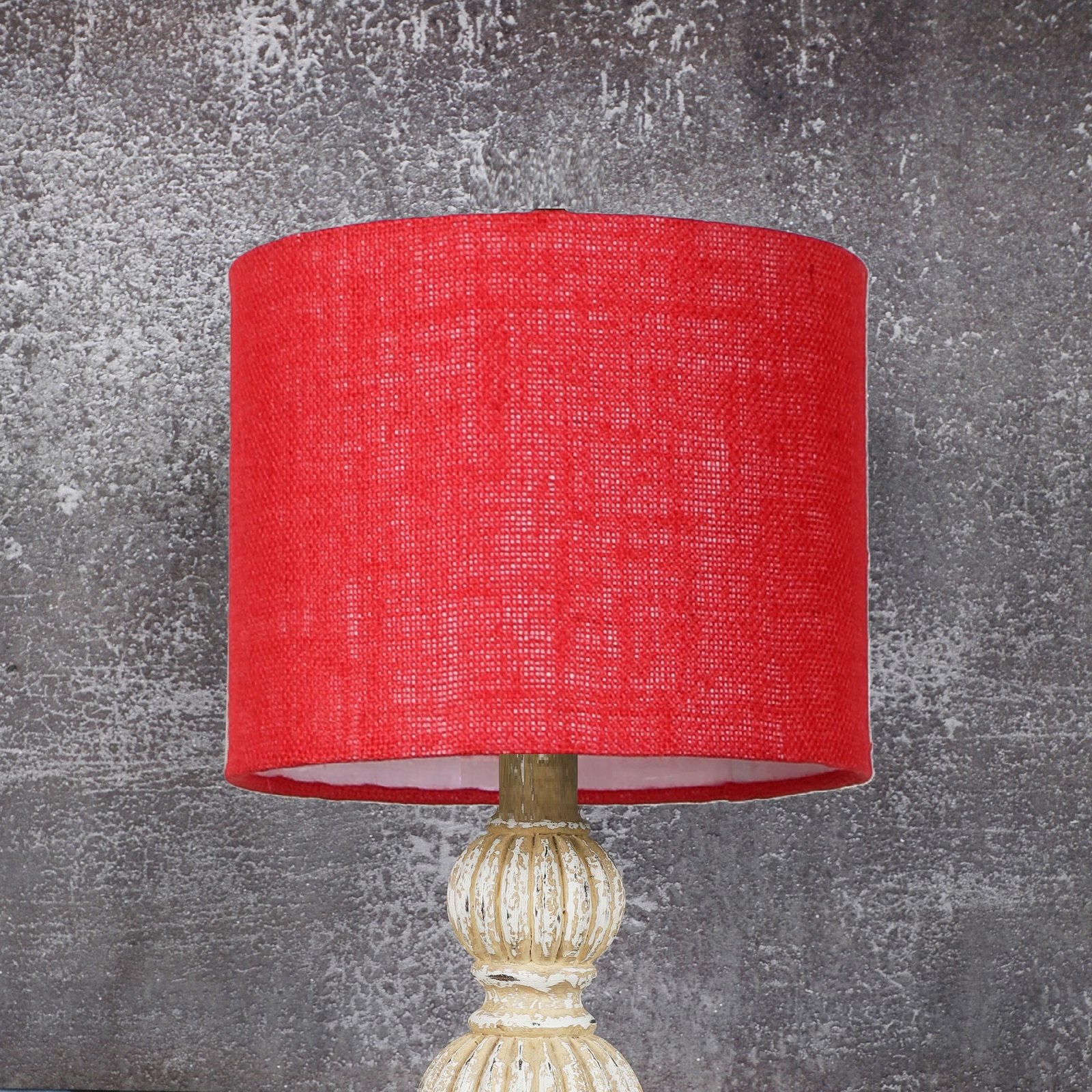 10 Inches Drum Lamp Shade, Suitable For Table and Floor Lamp(Red Jute) - Image 2