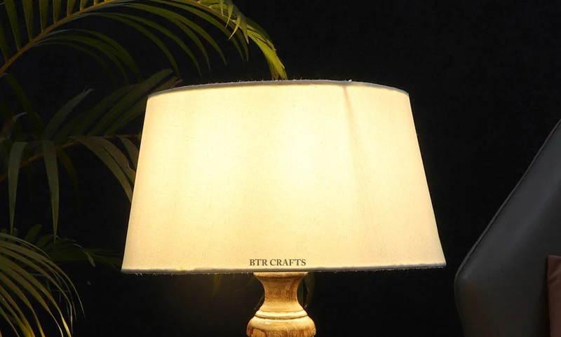12 Inches White Tapper Lamp Shade Suitable Table and Floor Lamp