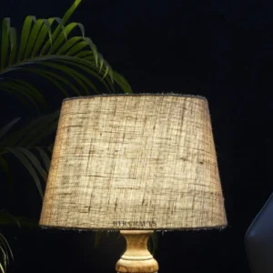 12 Inches Natural Jute Tapper Lamp Shade Suitable Table and Floor Lamp