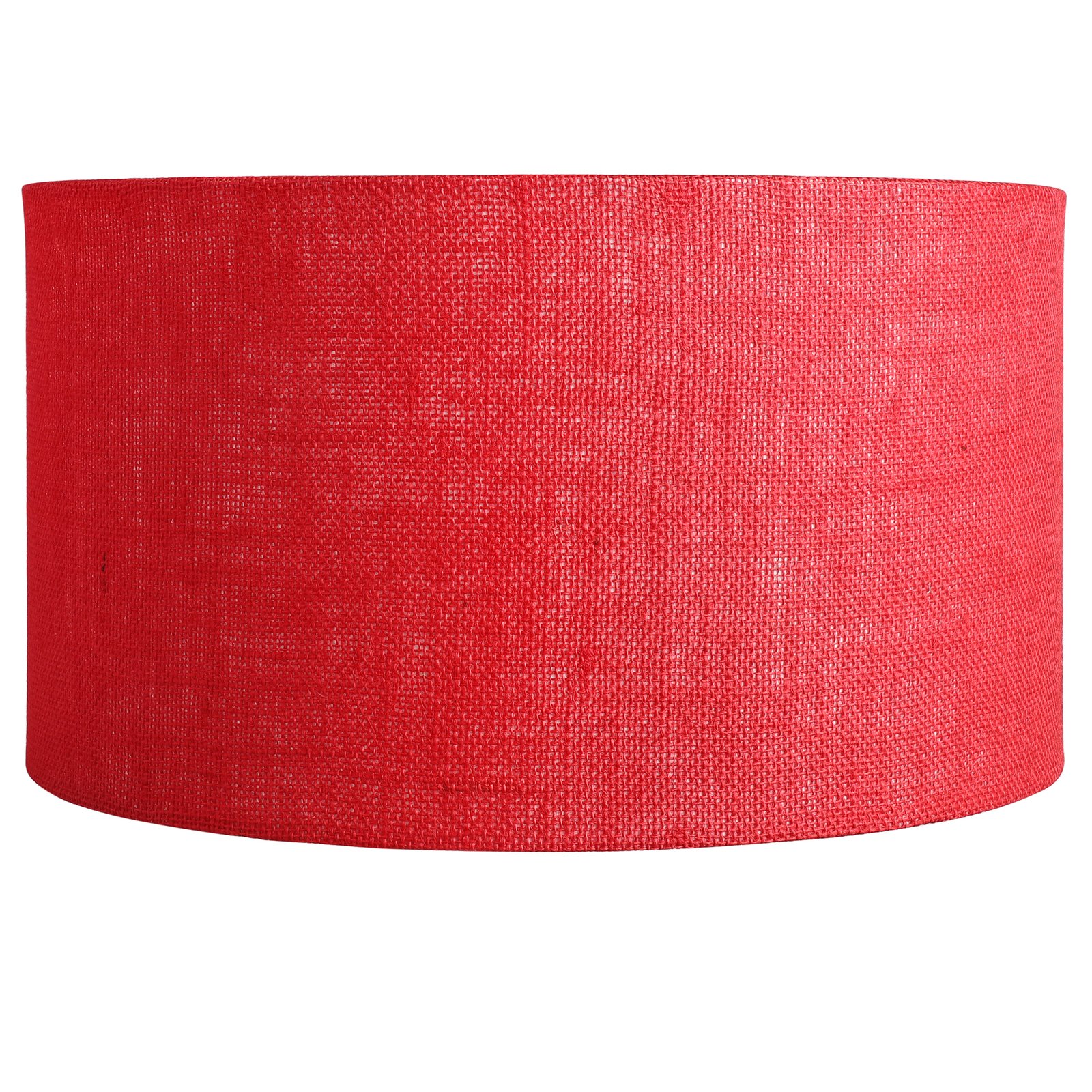 16 Inches Drum Lamp Shade, Suitable For Table and Floor Lamp(Red Jute)