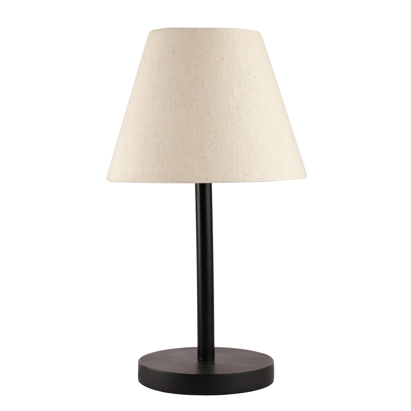 Black Bedside Lamp with Fabric Shade Minimalist Lamp for Bedroom, Living Room & Office – Warm Ambient Nightstand Light(Flex) - Image 4