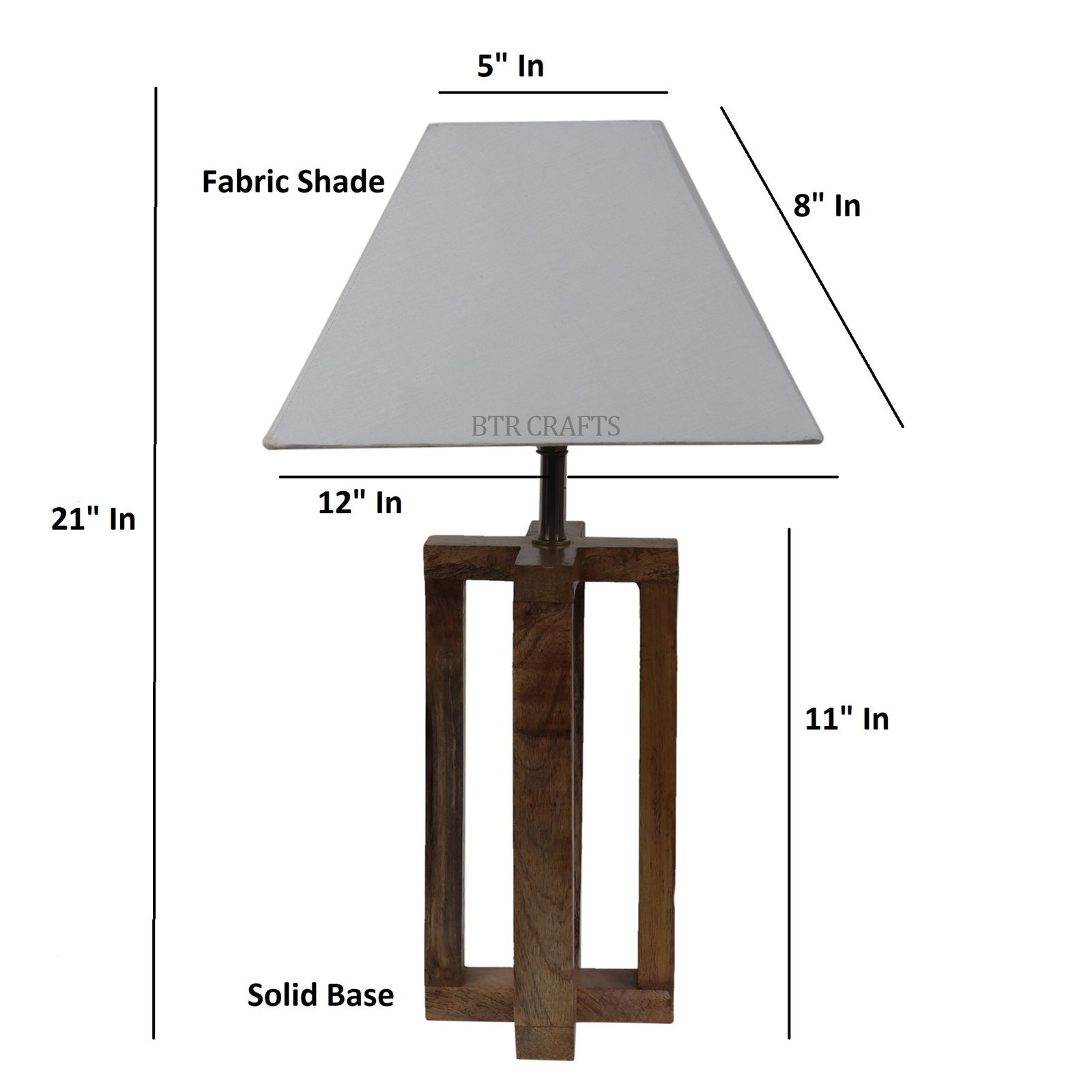Cross Table Lamp Suitable For Bedroom Office And Living Room, Pack Of 1(Complete Set) - Image 4