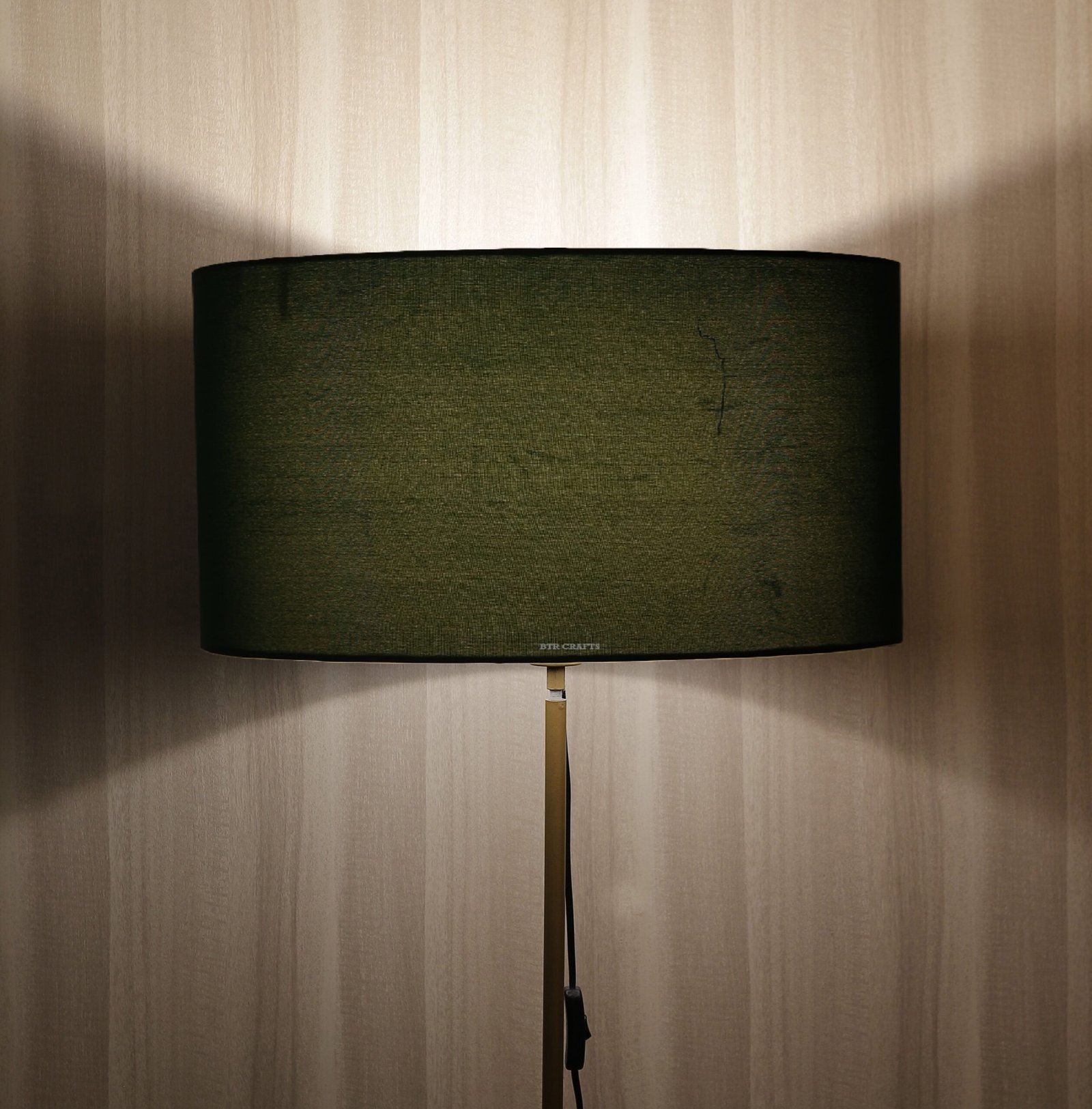 20 Inches Drum Lamp Shade, Suitable For Table and Floor Lamp(Dark Green)