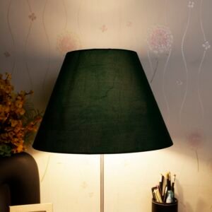10 Inches Conical Lamp Shade, Suitable For Table and Floor Lamp(Green)