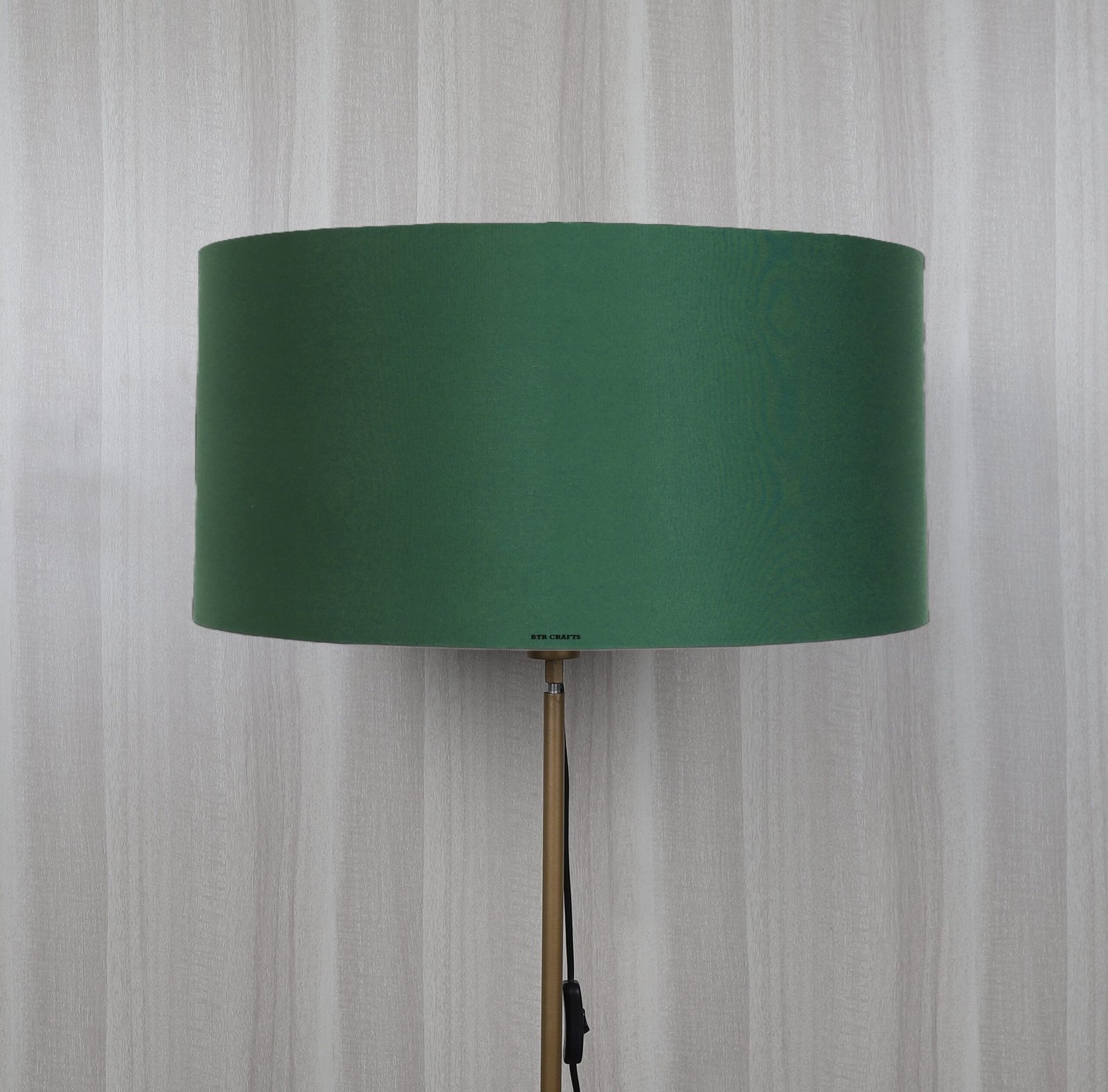 20 Inches Drum Lamp Shade, Suitable For Table and Floor Lamp(Dark Green) - Image 2
