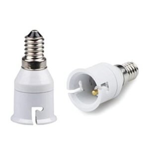 E14 to B22 Bulb Converter Adapter | Copper Lamp Holder Base | Pack of 50