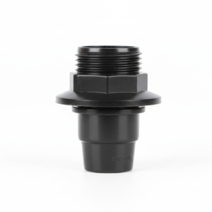 E14 Black Half Ring Holder | Bulb Holder for Table Lamp, Wall Light & DIY Lighting Fixtures (Pack of 50)