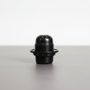 E27 Black Full Ring Holder | Bulb Holder for Table Lamp, Wall Light & DIY Lighting Fixtures (Pack of 50)